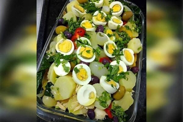 Salada de bacalhau para páscoa uma delícia muito fácil de preparar